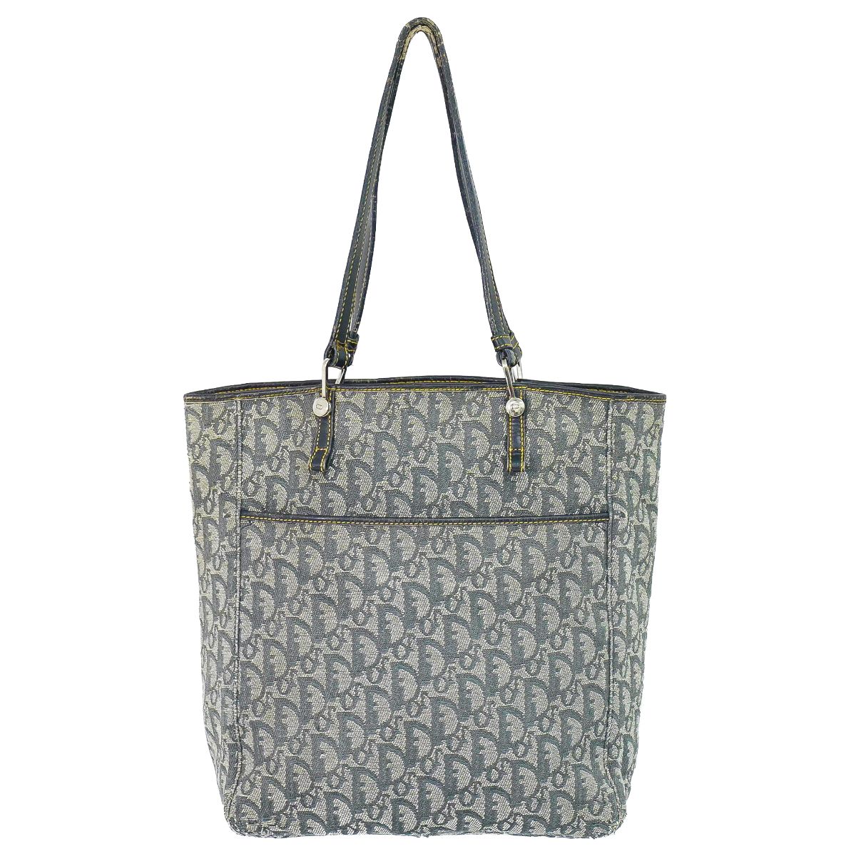 本物 クリスチャン クリスチャンディオール Christian Dior トロッター ショルダーバッグ トートバッグ 帆布 米国海軍 Trotter 御徒面子 中古・