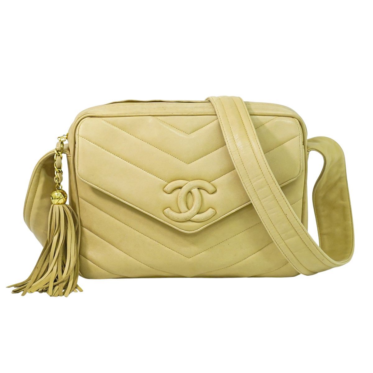 CHANEL ショルダーバッグ　パイル地　モカブラウン　シャネル CHANEL ショルダーバッグ パイル地 モカブラウン シャネル