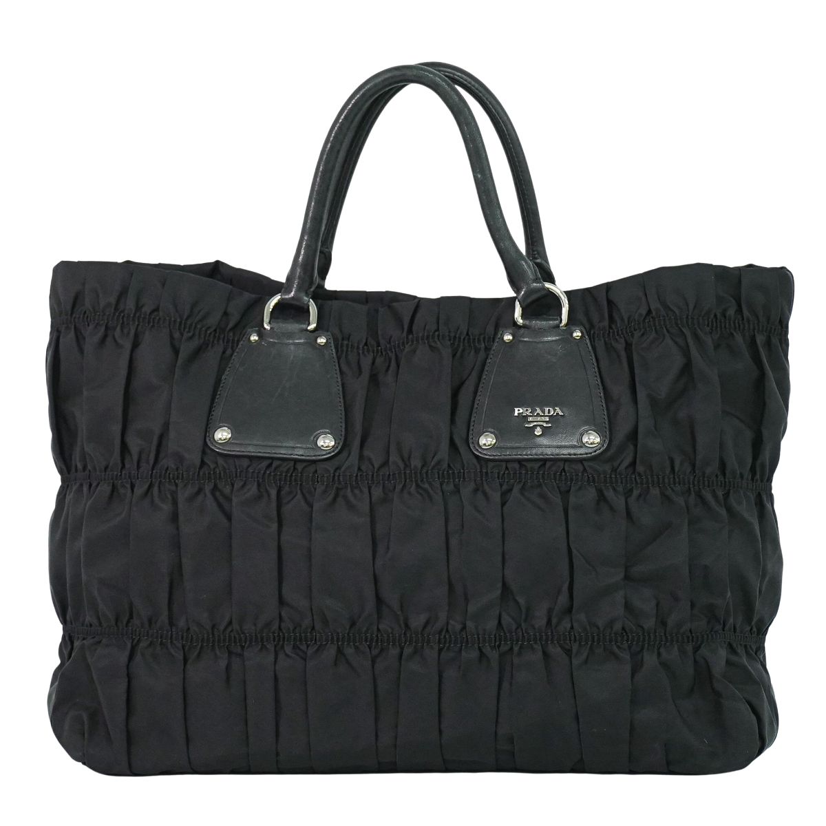 楽天市場】PRADA プラダ ナイロン ハンド トートバッグ ブラック B3864