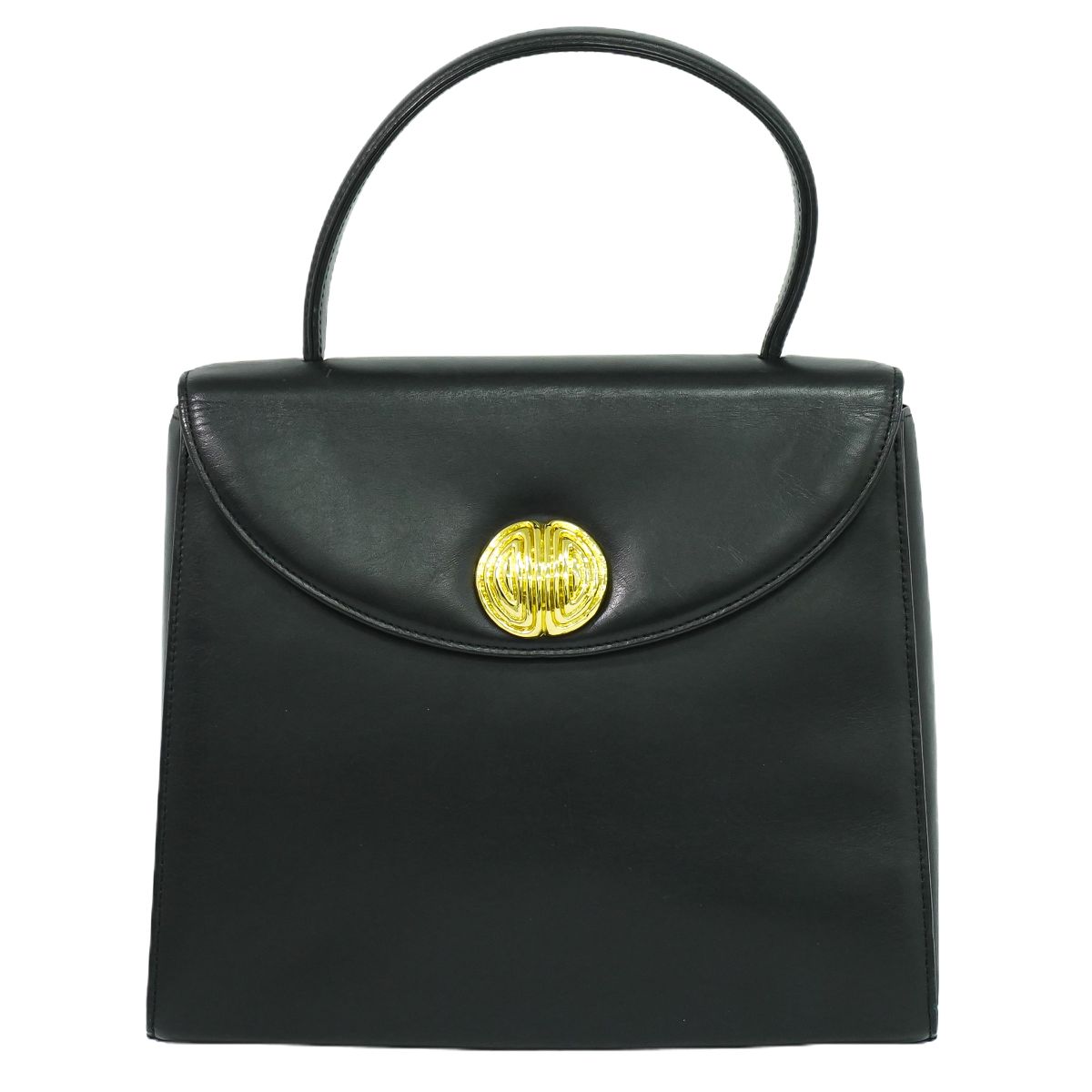 【極美品】GIVENCHY ハンドバッグ フォーマル 4Gロゴ ブラック GIVENCHY - 極 美品 付け替えロゴ金具付 GIVENCHY ジバンシィ