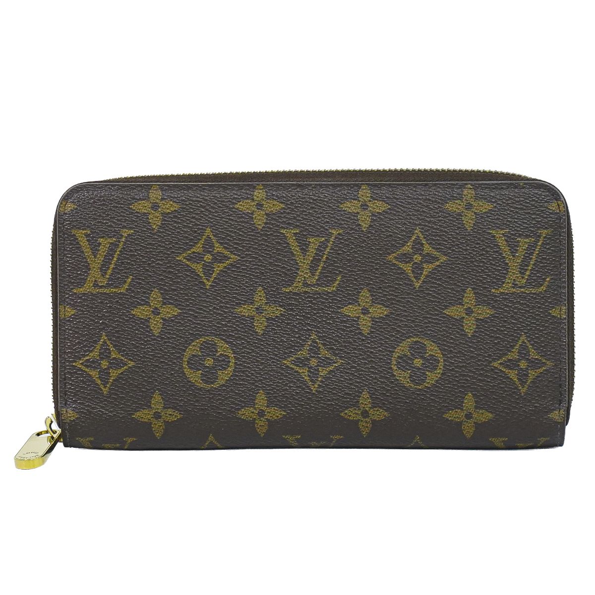 本物 ルイヴィトン LOUIS VUITTON LV ジッピーウォレット モノグラム ラウンドファスナー 長財布 ロングウォレット ブラウン M60017 ビトン 中古・｜BRAND BOX