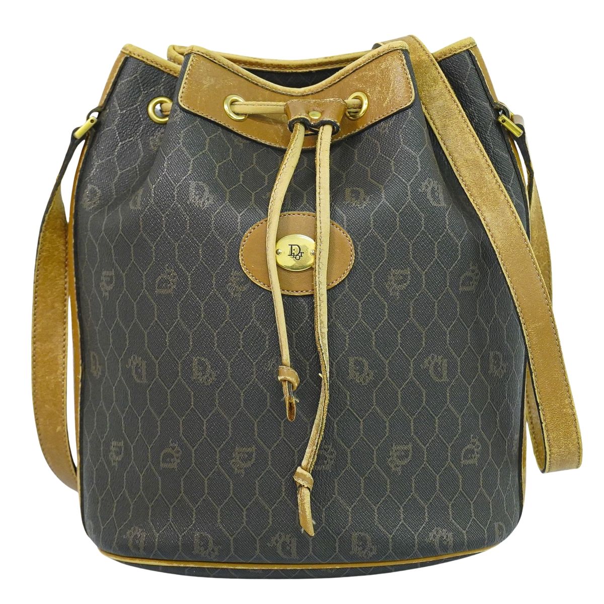 希少 Dior ディオール 防水 巾着バック 防水 トロッター パイル ピンク Christian Dior - Christian Dior トロッター パイル ピンク バッグの