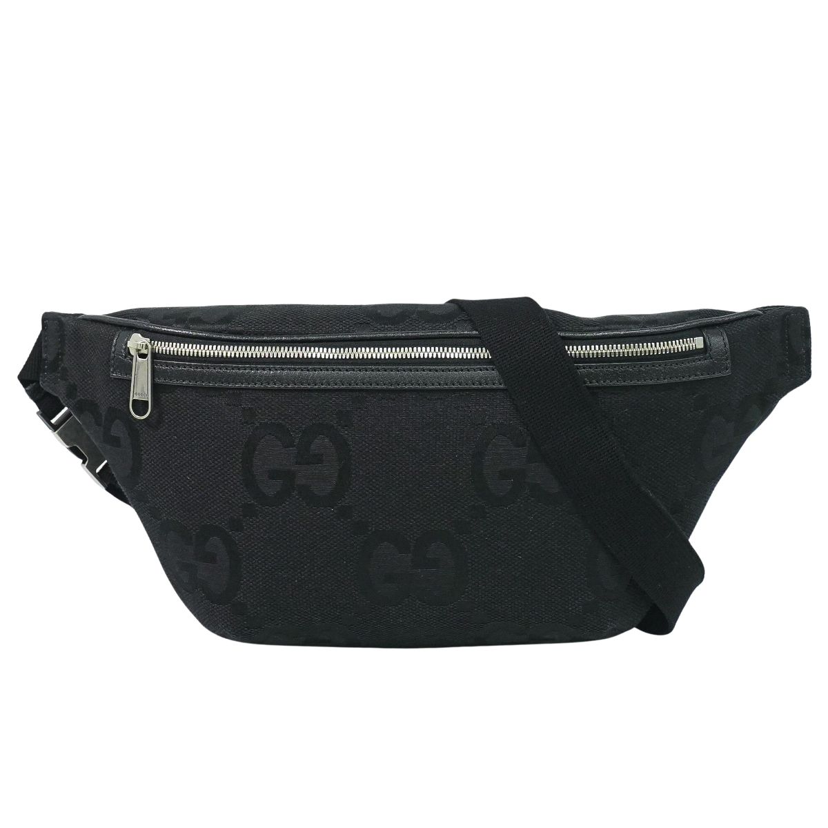 本物 グッチ GUCCI ジャンボGG 帆布 上半身御徒面子 三尺帯御徒面子 ショルダーバッグ 黒いこと 696031 御徒面子 中古・