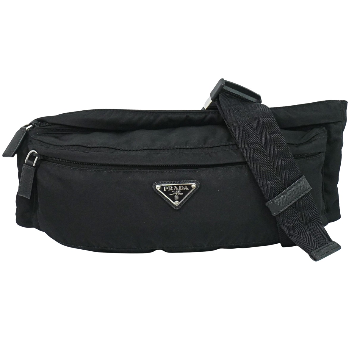 PRADA ボディバッグ ブラック ウエストバックナイロン 楽天市場 PRADA ボディバッグ ブラック ウエストバックナイロン 楽天市場