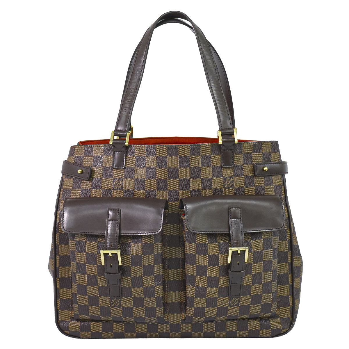 本物 ルイヴィトン LOUIS VUITTON LV ユゼス ダミエ エベヌ トートバッグ ハンドバッグ ブラウン N51128 Uzes ビトン バッグ 中古・｜BRAND BOX