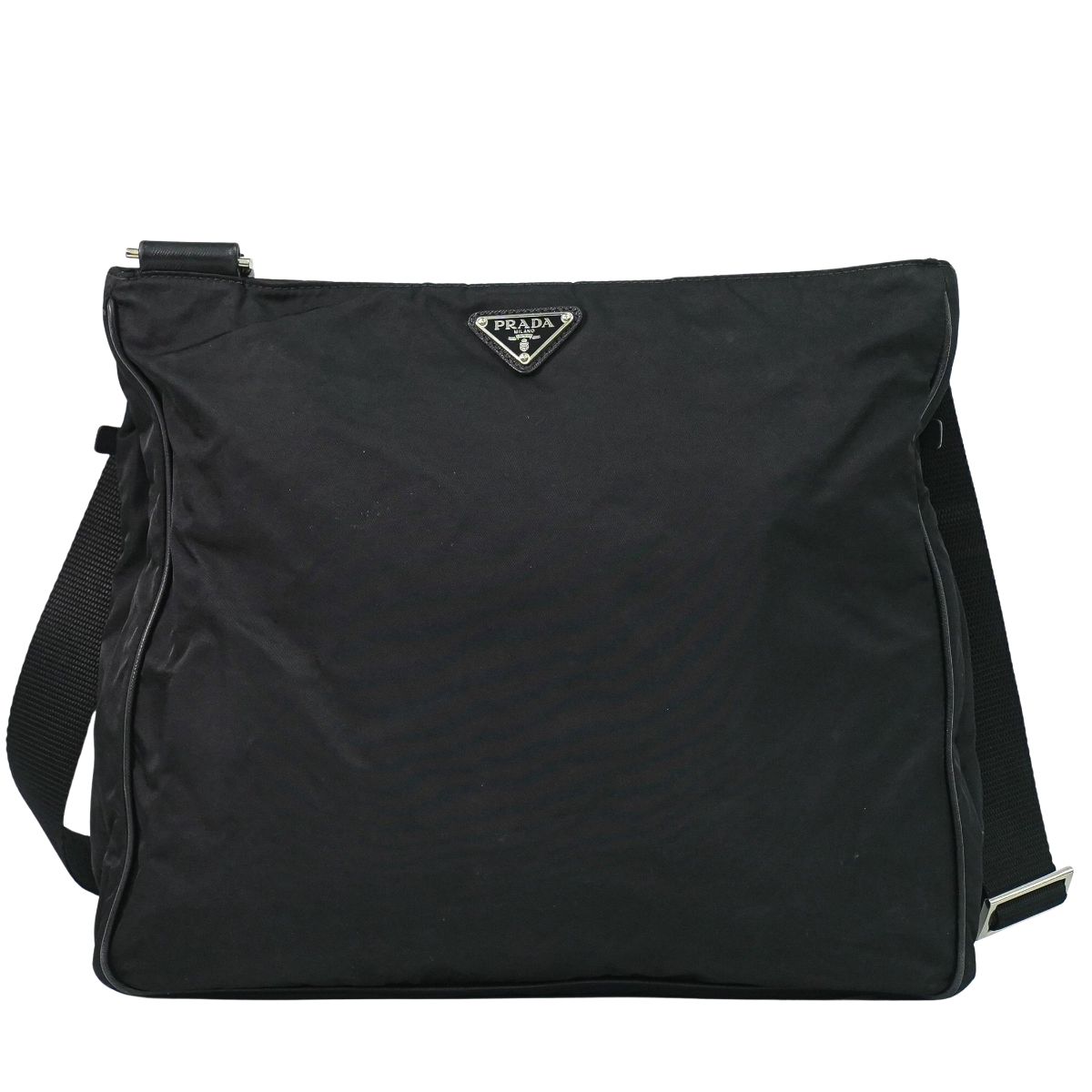 本物 プラダ PRADA テスート ショルダーバッグ ポシェット ナイロン ブラック VA0220 Tessuto バッグ 中古・｜BRAND BOX