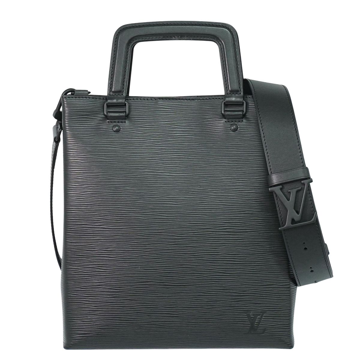 本物 ルイヴィトン LOUIS VUITTON LV サックプラ フォールド エピ なめし革 2WAY ショルダーバッグ ハンドバック ノワール M58497 ビトン 中古・ ショルダーバッグ・メッセンジャーバッグ-バッグ・小物・ブランド雑貨-メンズバッグ