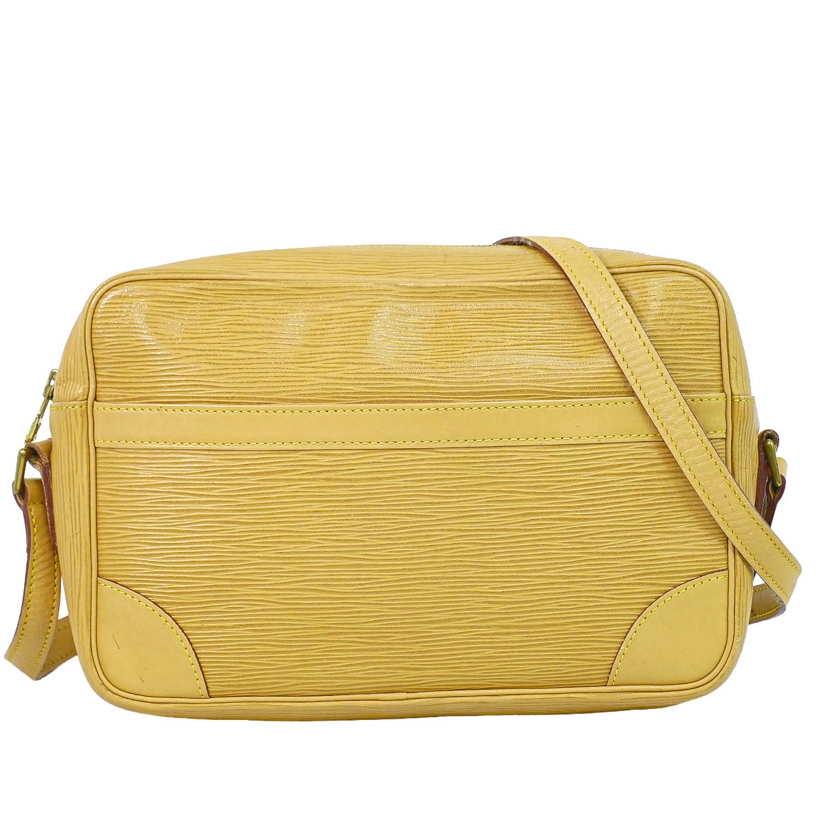 本物 ルイヴィトン LOUIS VUITTON LV トロカデロ 27 エピ なめし革 ショルダーバッグ ポシェット ウィニペグベージュ M52306 Trocadero ビトン 御徒面子 中古・
