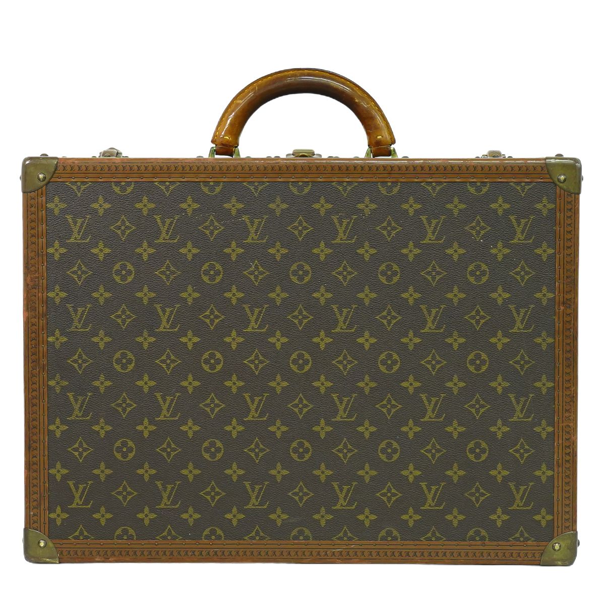 本物 ルイヴィトン LOUIS VUITTON LV 螺子釘拾 50 モノグラム ブート 周遊御徒面子 ハンドバック 赤銅色 M21328 ビトン 御徒面子 中古