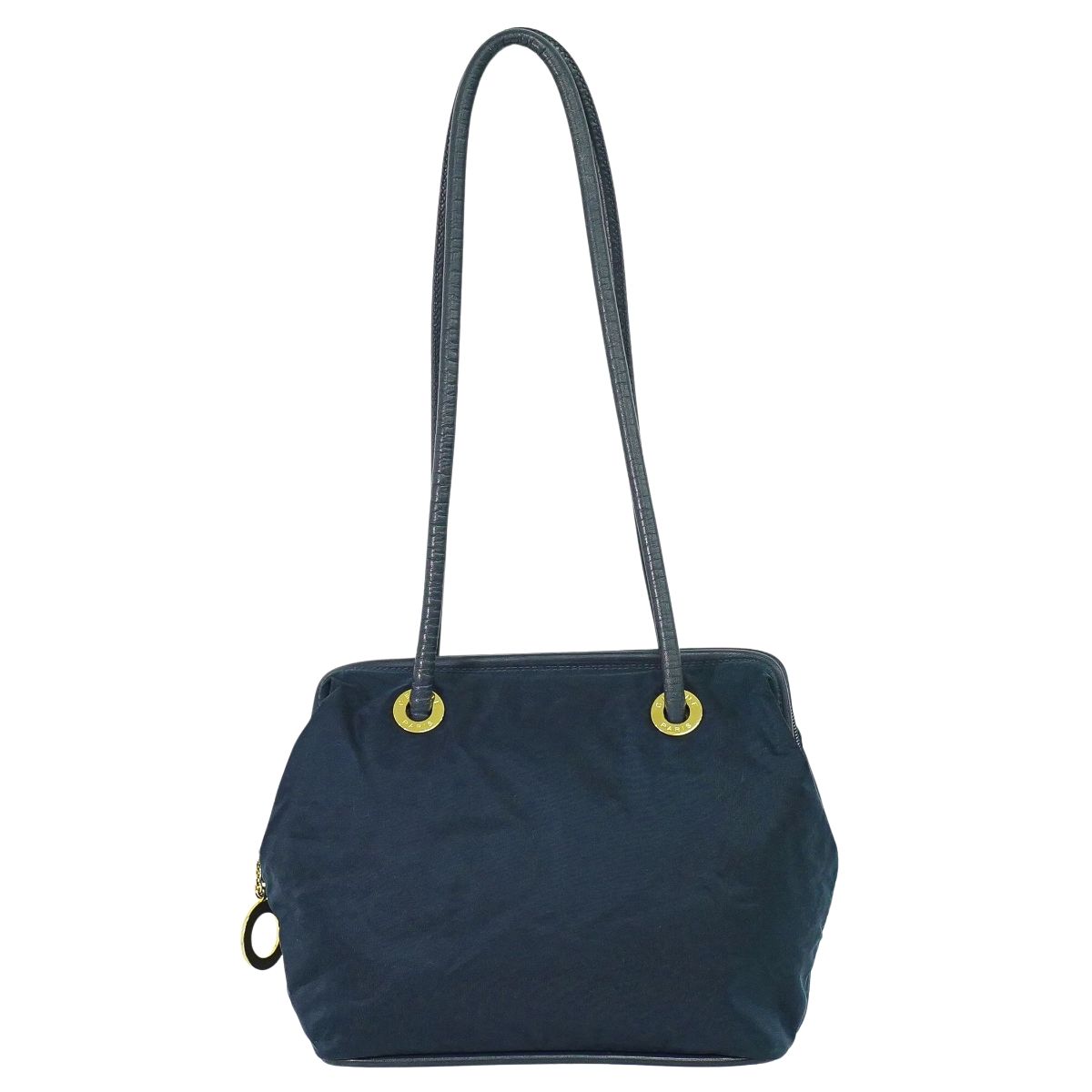本物 セリーヌ CELINE ナイロン ショルダーバッグ ネイビー バッグ 中古・|BRAND BOX