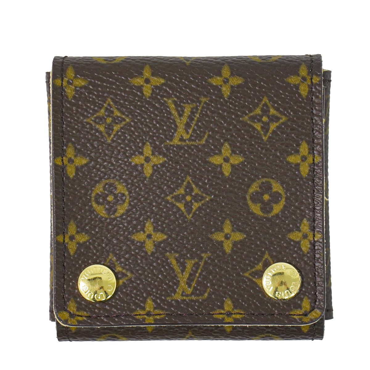 本物 ルイヴィトン LOUIS VUITTON LV モノグラム ジュエリーケース ブラウン ビトン 雑貨小物 中古・｜BRAND BOX