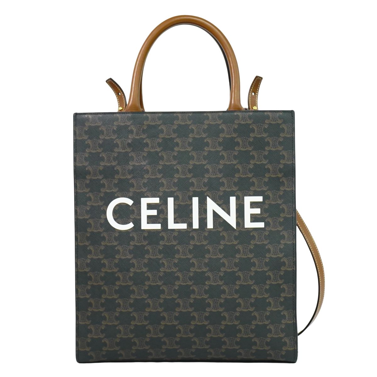 特大セール【CELINE】ミニ バーティカル バッグ 送料込/追跡可 セリーヌ CELINE バーティカルカバ ミニ 193302 ナチュラル/タン
