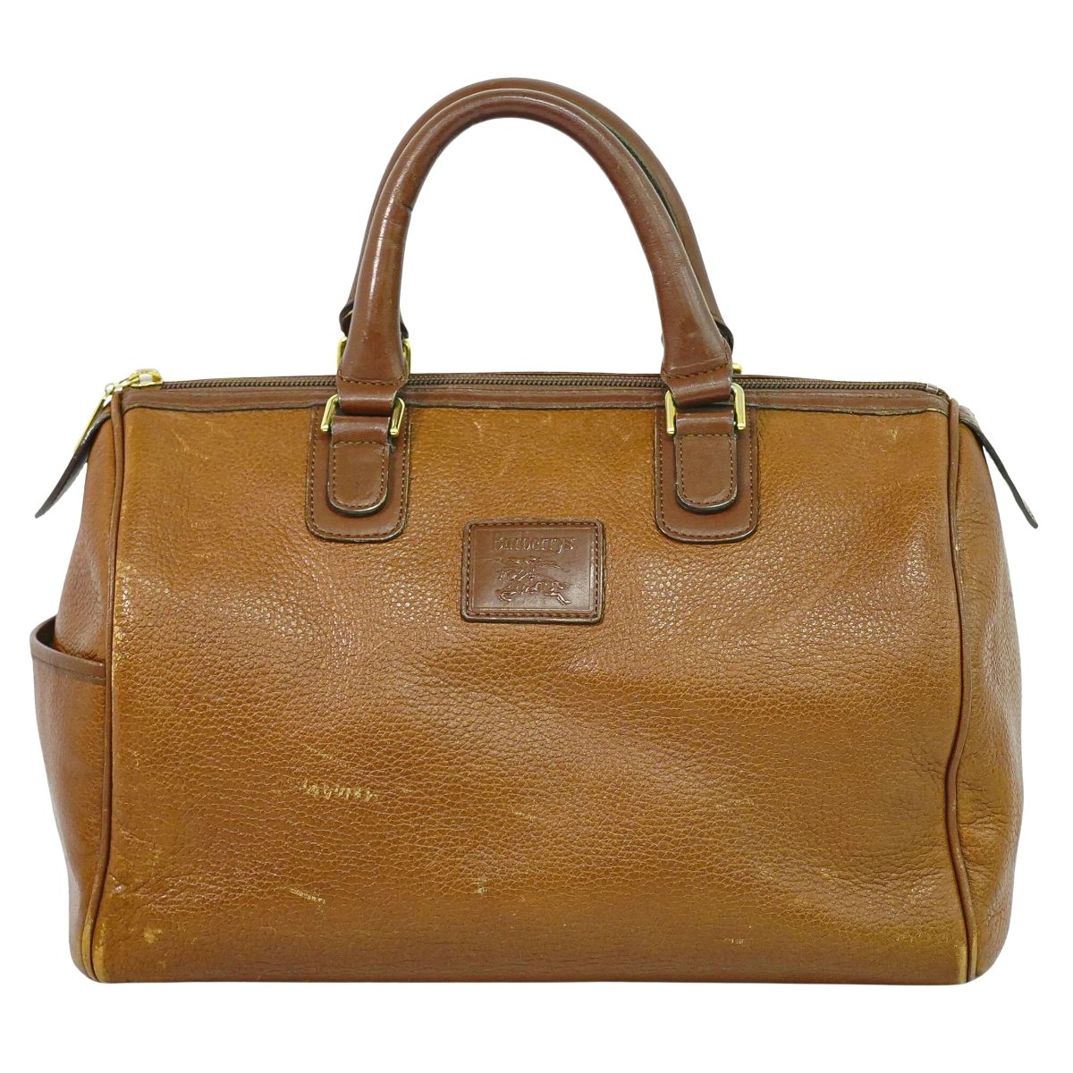 楽天市場】【バッグ】BURBERRY バーバリー レザー ハンドバッグ ミニ