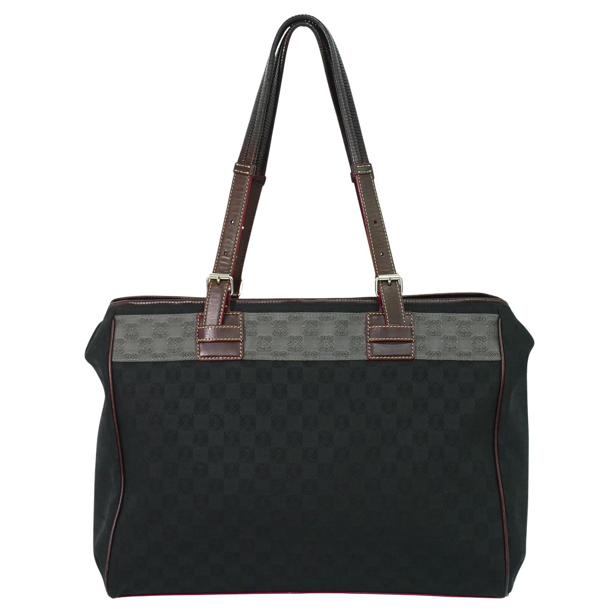 希少◎LOEWE ロエベ ハンドバッグ トートバッグ アナグラム vintage LOEWE ロエベ アナグラム トートバッグ カーフ レディース 中古