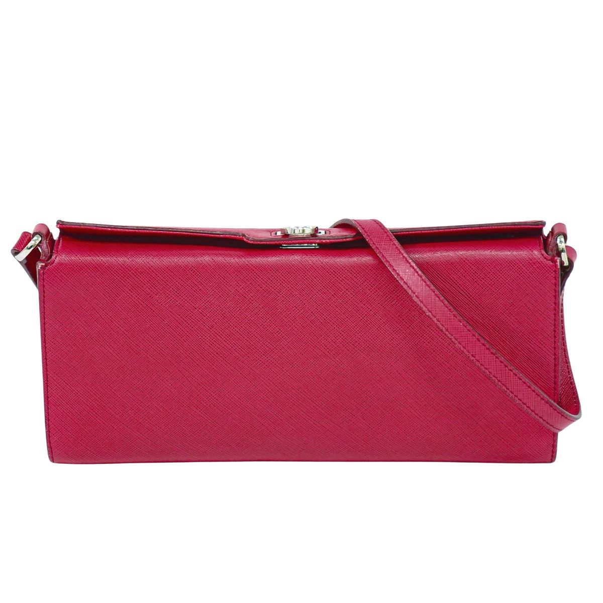 本物 サルヴァトーレ フェラガモ Salvatore Ferragamo ガンチーニ ショルダーバッグ レザー ピンク Gancini バッグ 中古・
