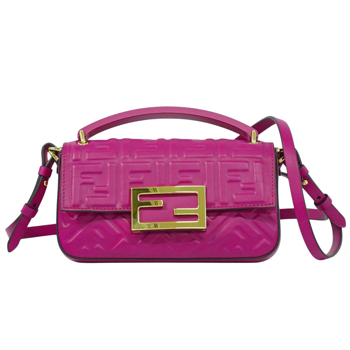 楽天市場】【中古】 Fendi フェンディマイクロ フラットバゲット