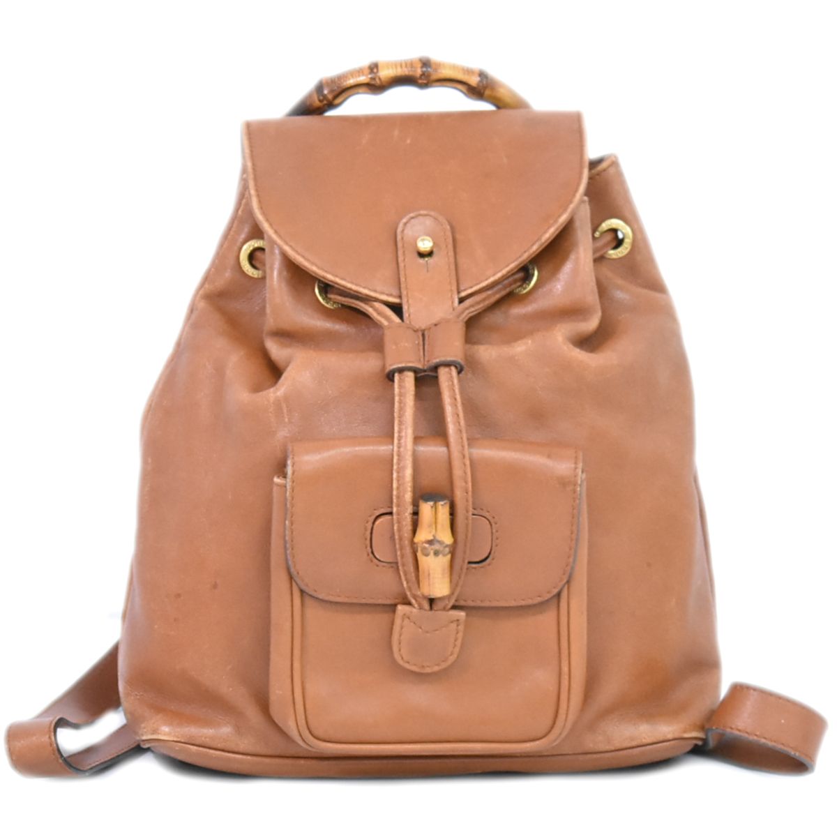 本物GUCCIバンブーリュック GUCCI - 本物 グッチ GUCCI バンブー リュックサック バック