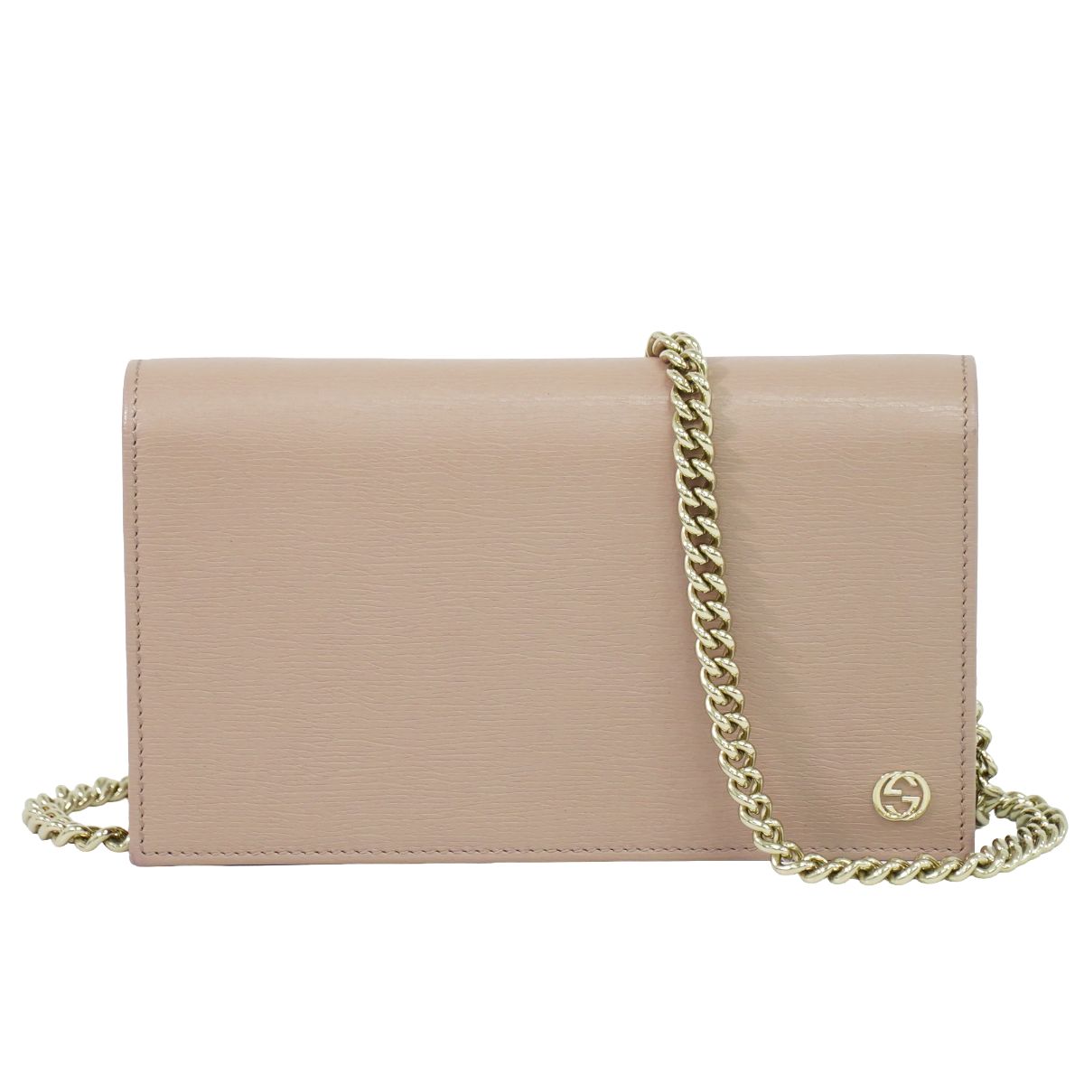 本物 グッチ GUCCI インターロッキングG チェーン ショルダーウォレット ポシェット 長財布 ピンク 354697 財布 ウォレット バッグ 中古・|BRAND BOX