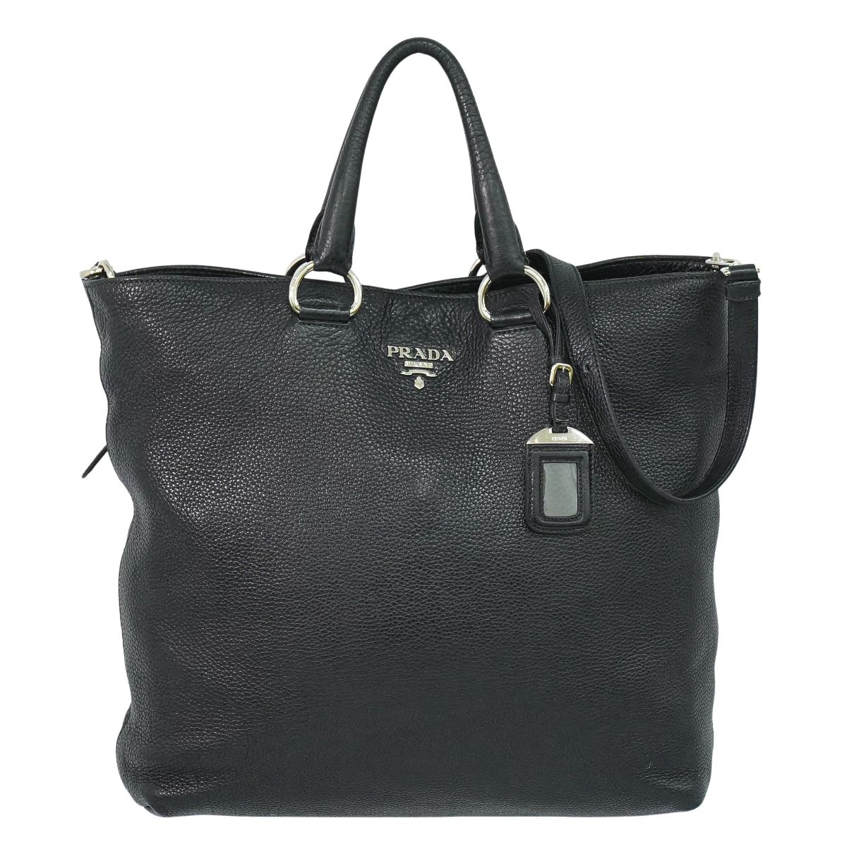 お値下げ☆美品☆PRADA ☆プラダ ブラック 2WAYトートバッグBN1713 プラダ PRADA バッグ 2WAY ハンドバッグ トートバッグ 手提げ