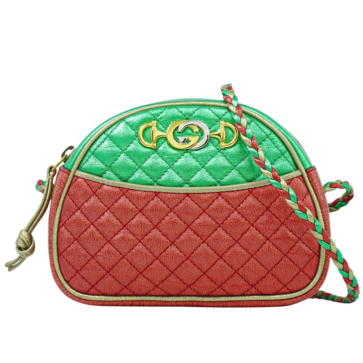 本物 グッチ GUCCI ラミネート レザー ショルダーバッグ ポシェット マルチカラー 534951 バッグ 中古・｜BRAND BOX