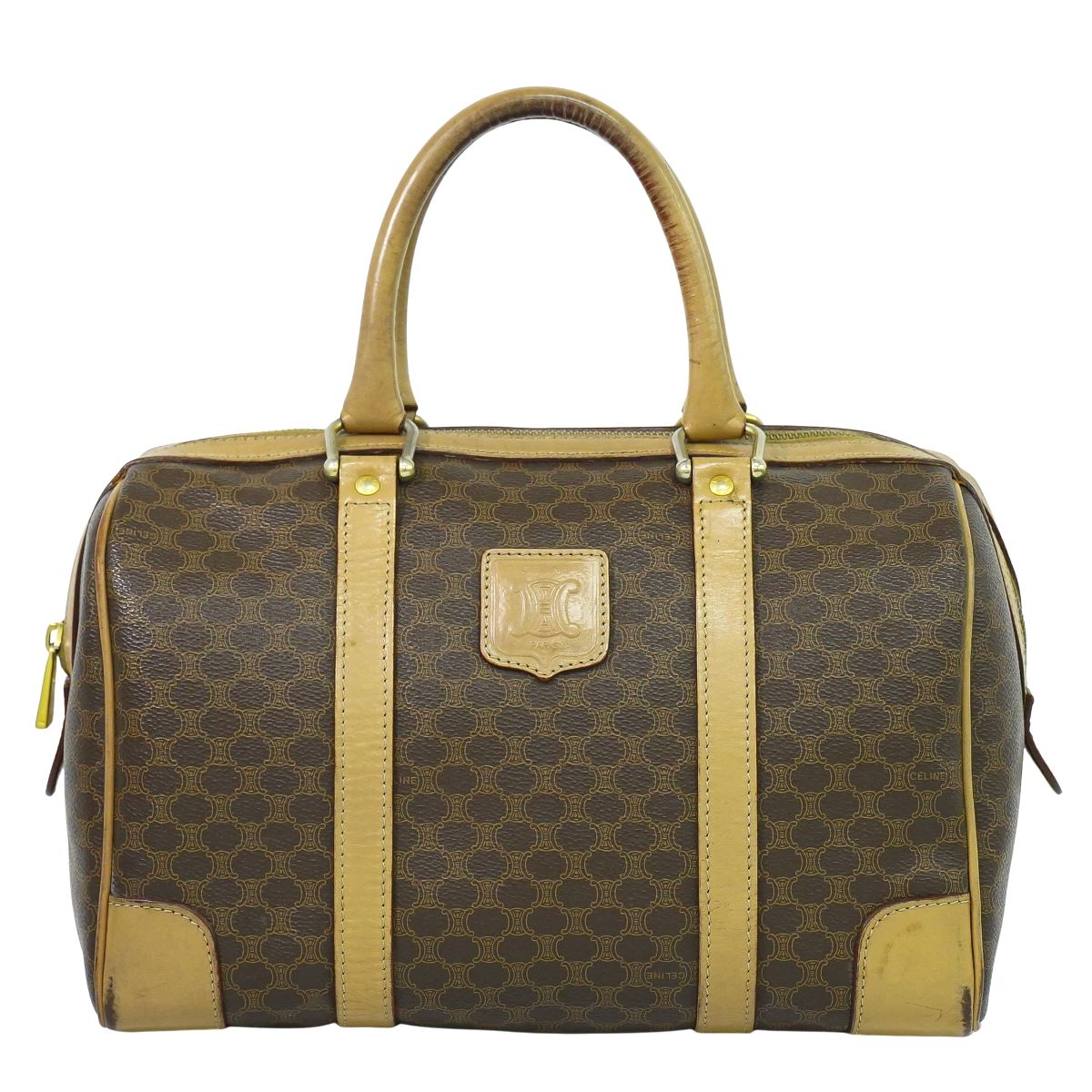 楽天市場】【バッグ】CELINE セリーヌ マカダム柄 ボストンバッグ