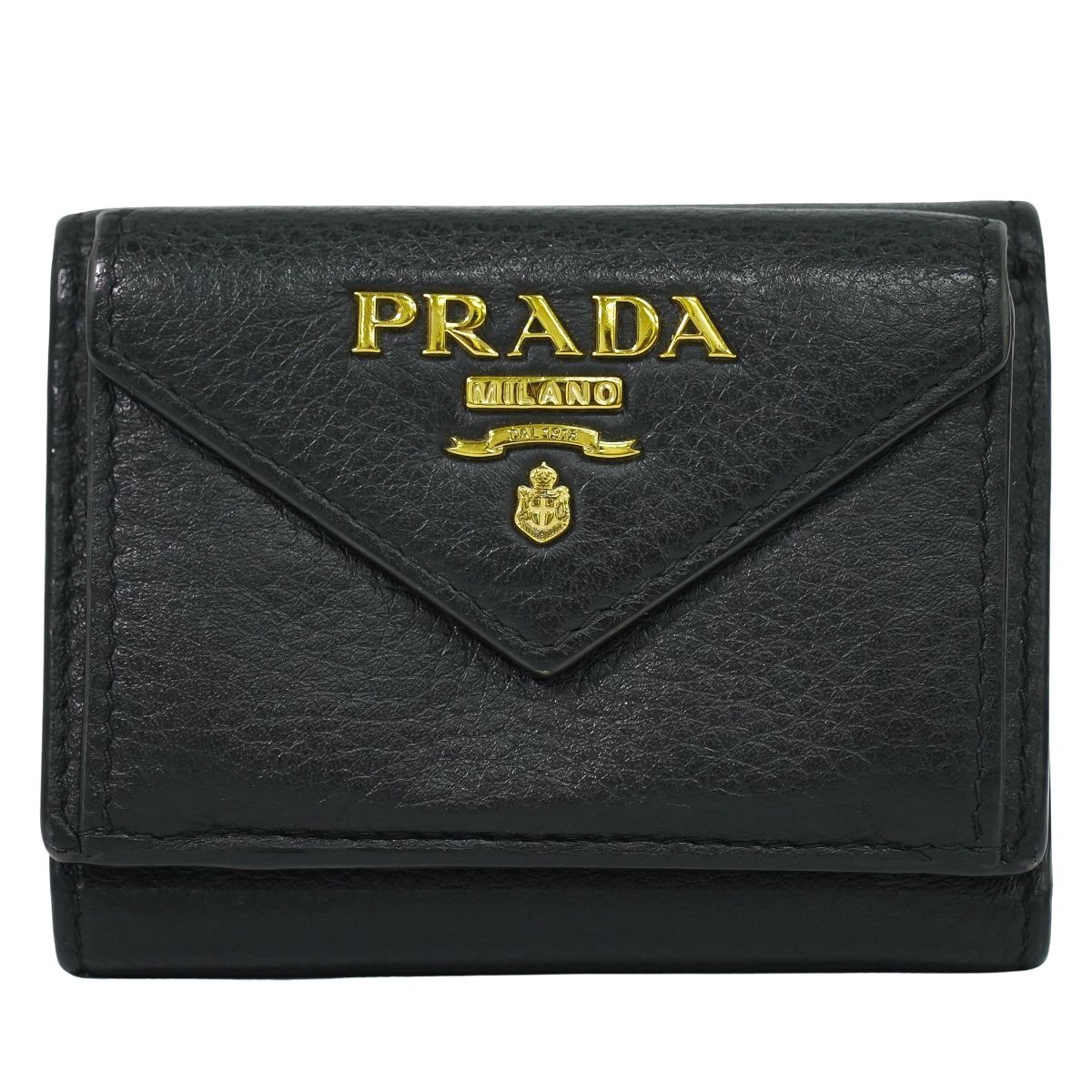 ✨未使用展示品・箱付き✨　PRADA ミニ財布　トライアングル　ヴィッテロダイノ 楽天市場】プラダ PRADA ヴィッテロダイノレザーミニウォレット 1MH043