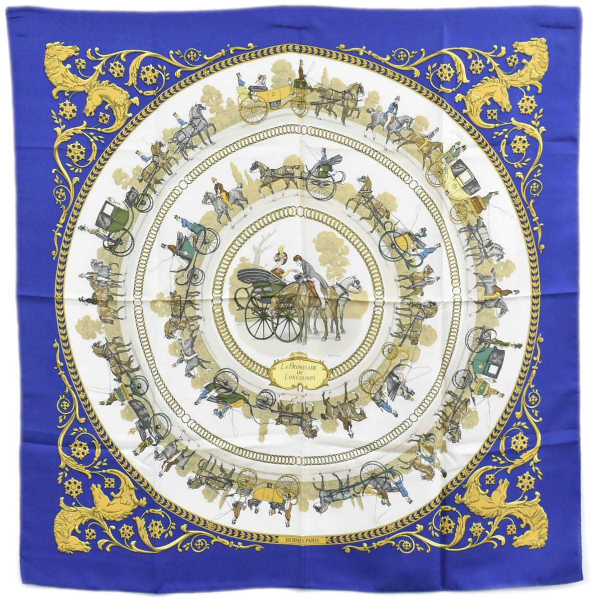 楽天市場】極美品 HERMES エルメス スカーフ シルク カレ90 LA