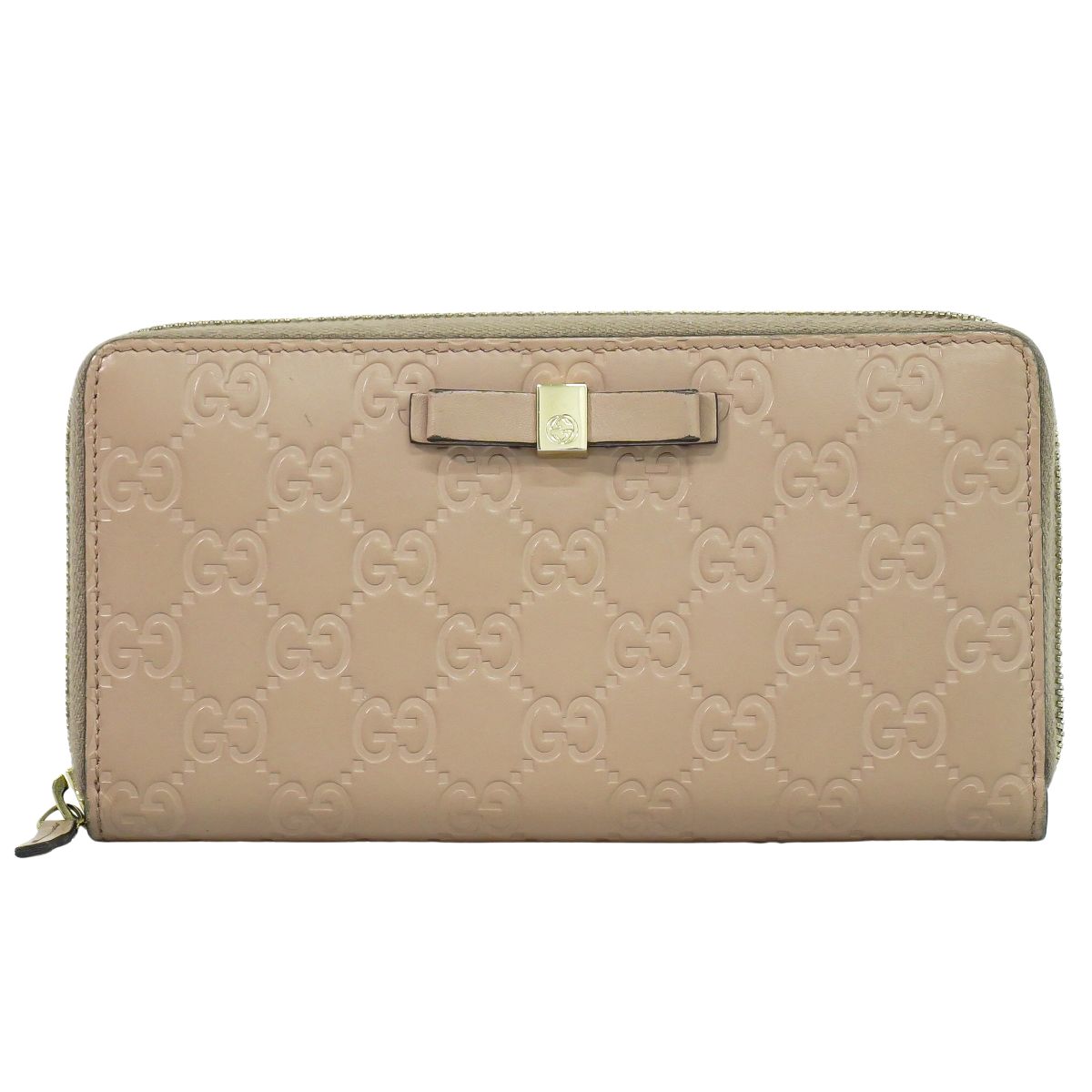 楽天市場】【中古】【財布】GUCCI グッチ マイクログッチシマ リボン