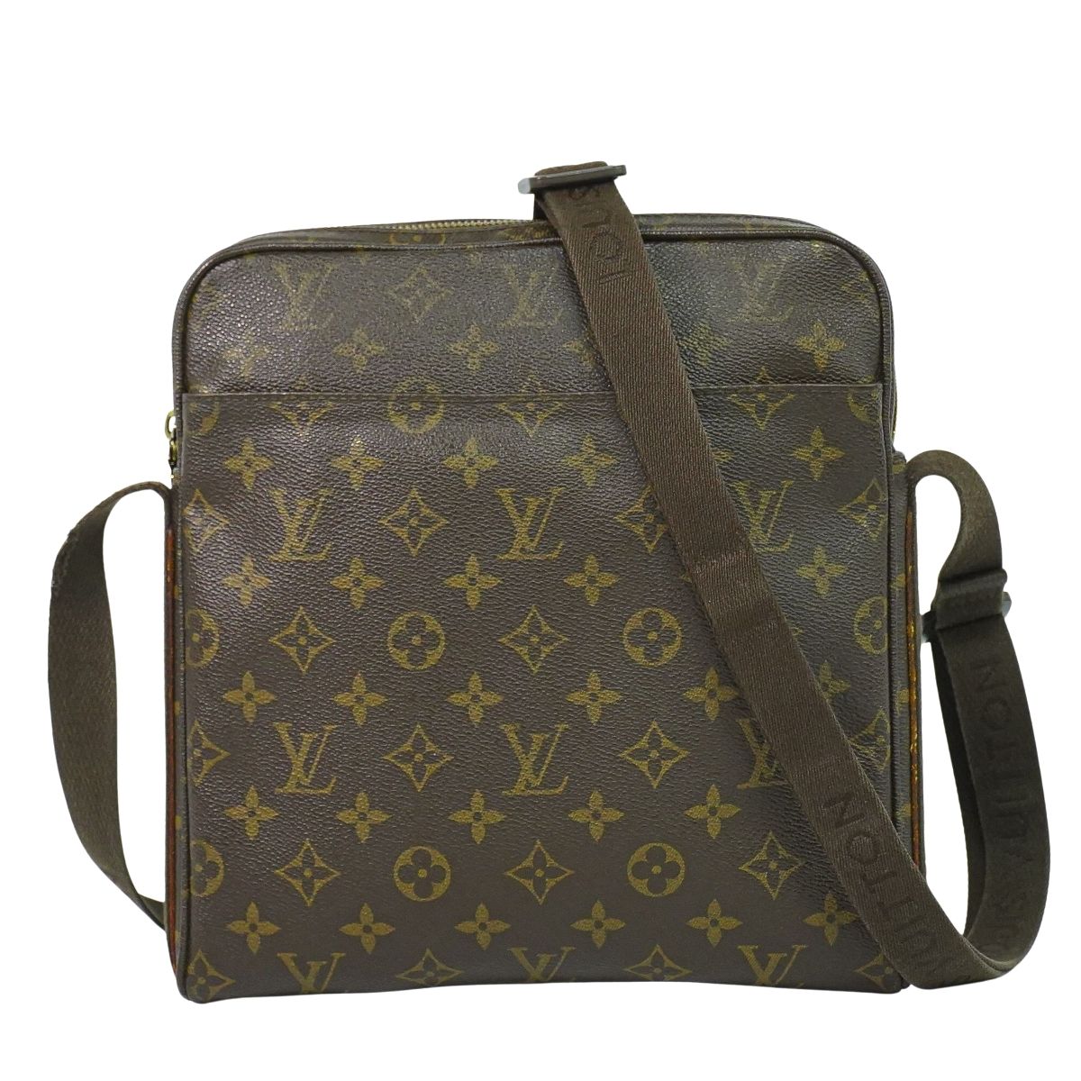 本物 ルイヴィトン LOUIS VUITTON LV トロター ボブール モノグラム ショルダーバッグ ポシェット ブラウン M97037 ビトン バッグ 中古・ 28,875円