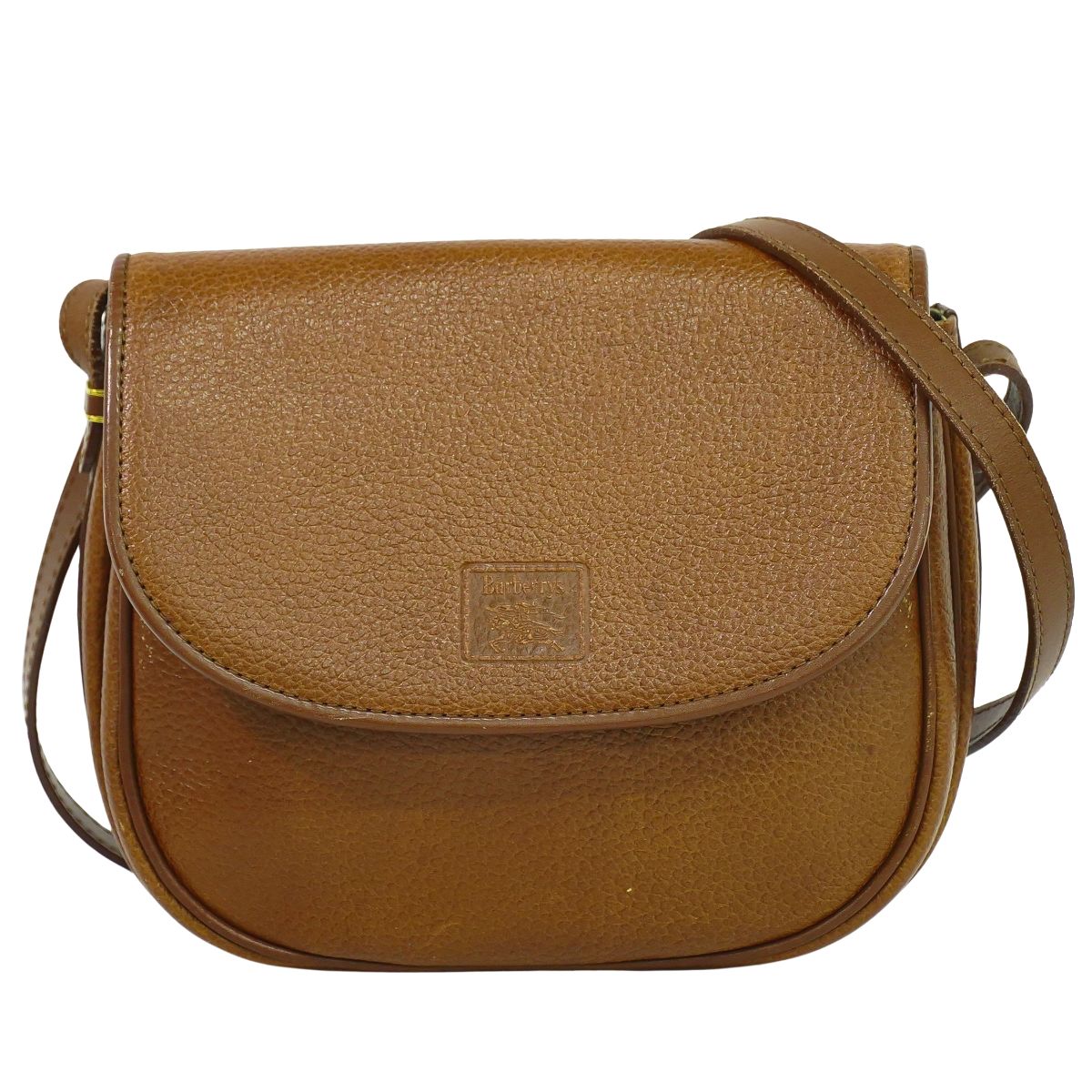 美品 BURBERRY 本革 ホースロゴ サコッシュ ショルダーバッグ 美品