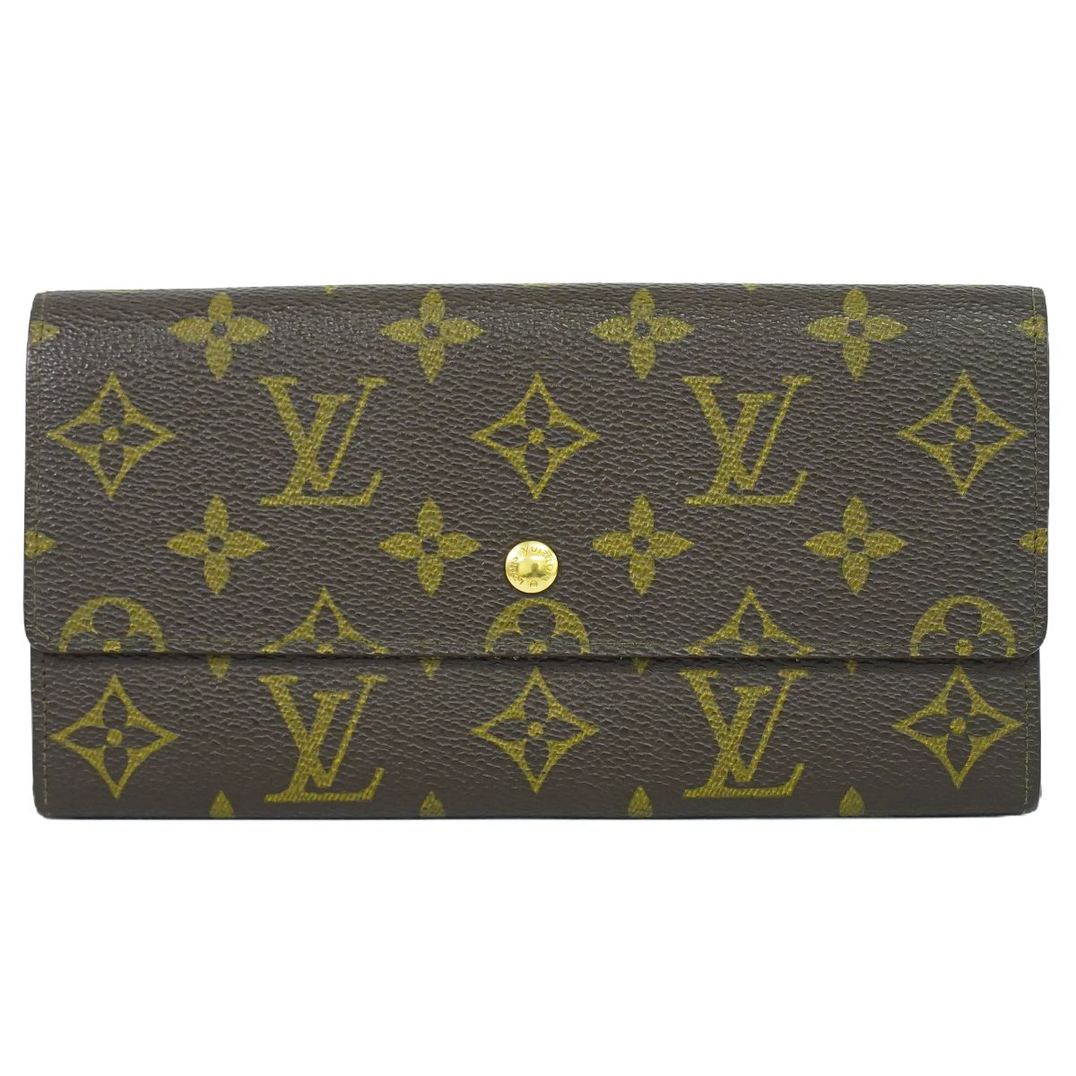 95 ルイヴィトン モノグラム 長財布M61725 ポルトフォイユ サラ