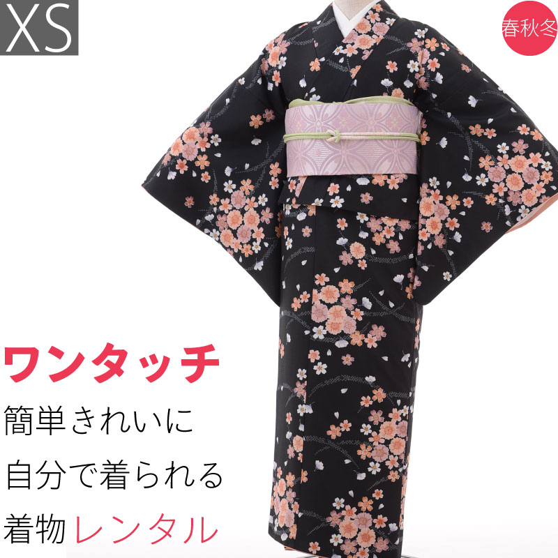 着物　小紋　訪問着　セット　着物　帯締め　袋帯 洗える訪問着＋袋帯セット（華紋：レース調）（M・L） 洗える