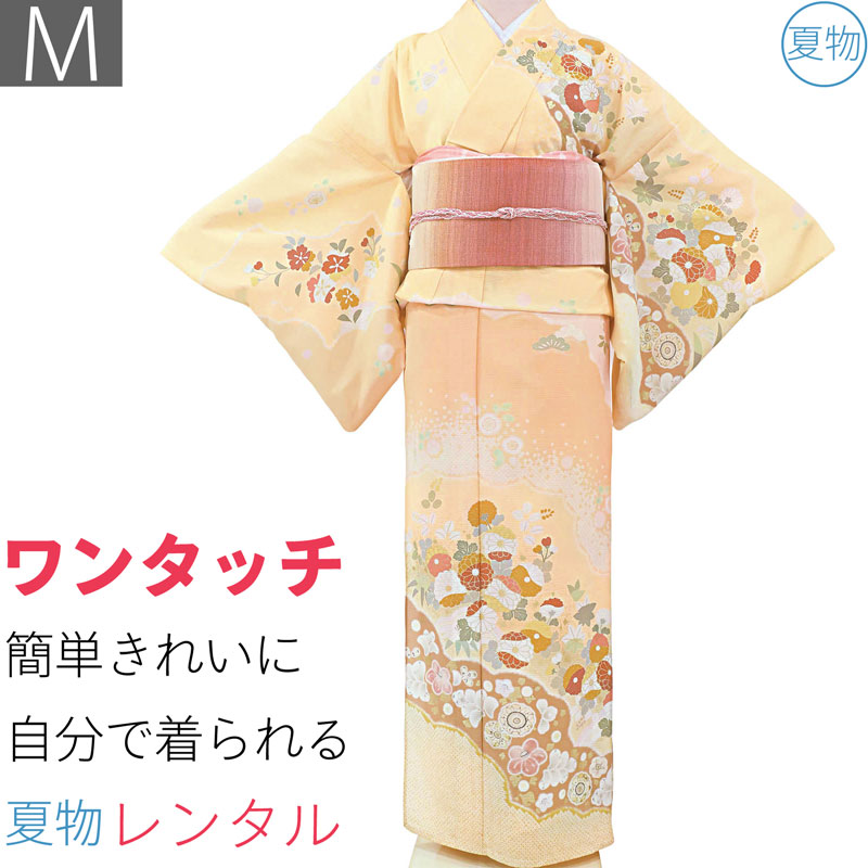 【梅】洗える　夏　着物　化繊　絽　辻が花　訪問着　付下げ　シック　大人 洗える夏着物 梅 トールサイズ 絽 訪問着 着物 A3004 - メルカリ