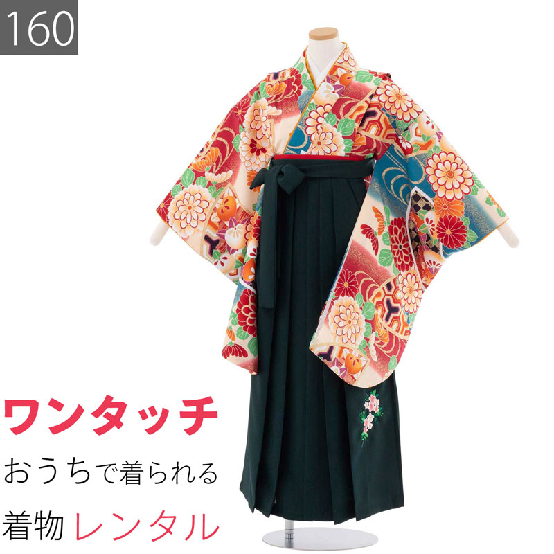 楽天市場】【レンタル】ワンタッチ 小学校 卒業式 女の子 簡単 はかま