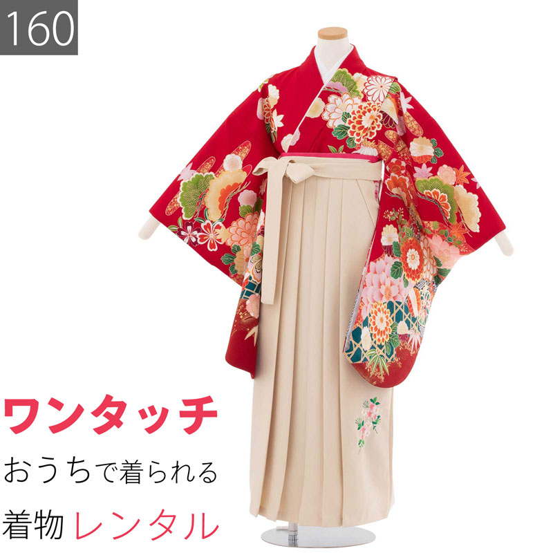 楽天市場】【レンタル】ワンタッチ 小学校 卒業式 女の子 簡単 はかま