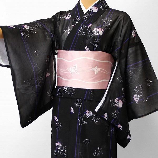 【レンタル】宅配レンタル着物セット(夏物・薄物・紗)「Sサイズ」  (4013)