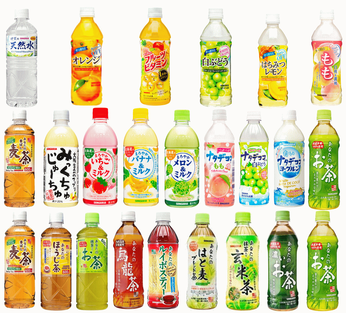 サンガリア☆　その他き購入禁止 日本サンガリア ポストニックウォーター 500ml 1箱（24本入