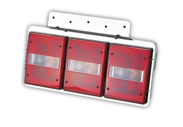 ＴＴＬ-１２０Ｂ　3連テールランプ　リレー付き　２４Ｖ専用　赤/クリア