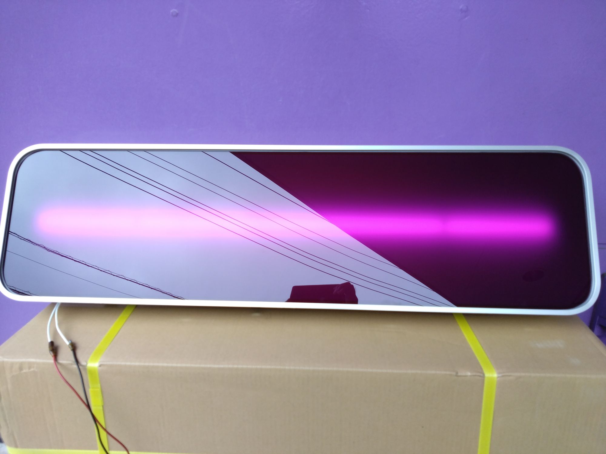 JB アルミ看板灯 大250×900×奥70mm ※蛍光管付　アンドントラック 日本ボデーパーツ工業 JB製 アルナ タイプ アンドン 大 900×250