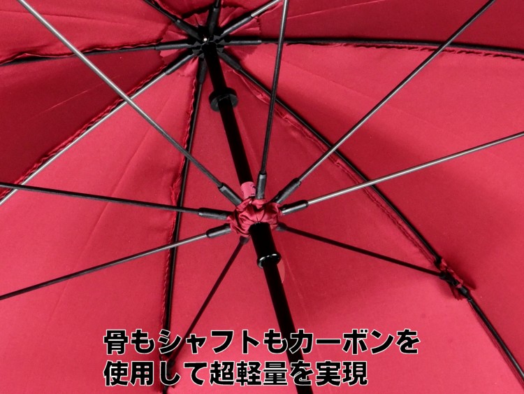 長傘 超軽量 大判 手開き Wakao 親骨65cm ８本骨 寒竹 傘 手元 傘 オールカーボン 日本製 おしゃれ レディース 手開き 雨傘 ブランド かさ工房 Tokyo Made 婦人 女 送料無料