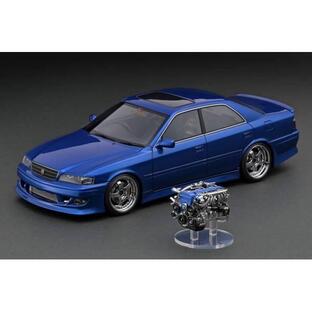 ignitionモデル 1/ 18 VERTEX JZX100 Chaser Blue Metallic With Engine(IG3319)ミニカー IG3319【ignition model/イグニッションモデル】【4573448903197】
