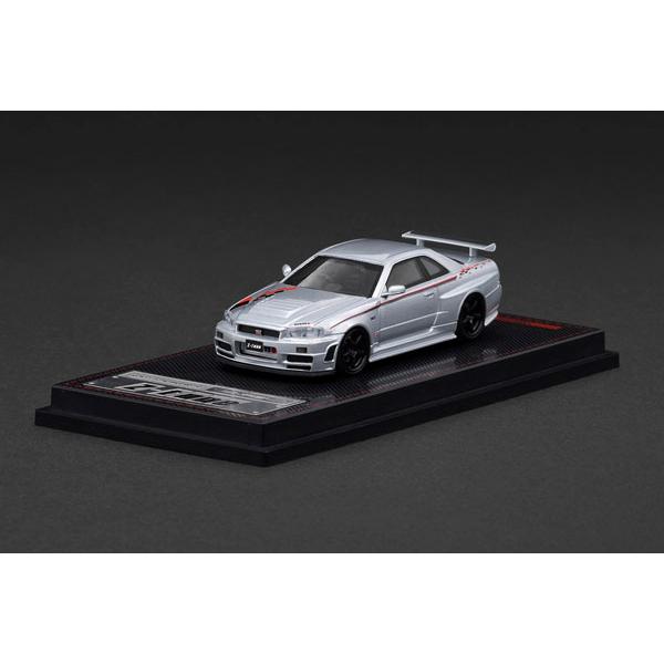 1/64 Nismo R34 GT-R Z-tune Silver【IG3840】ミニカーIG3840【ignition model/イグニッションモデル】【4573448908406】