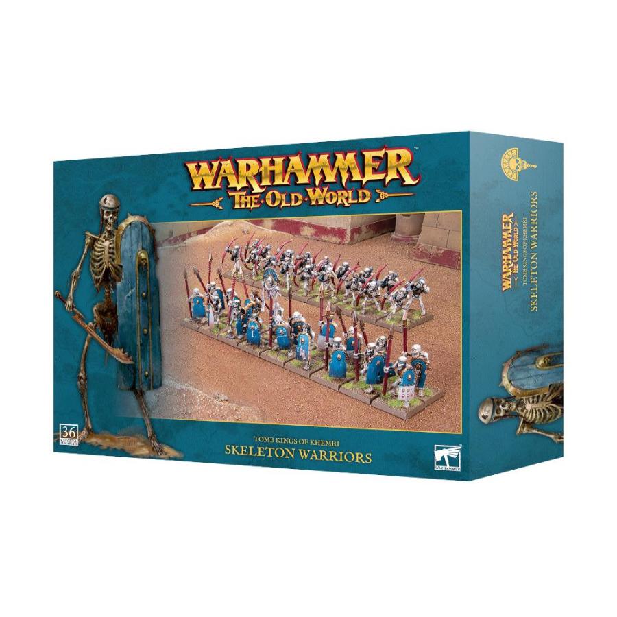 トゥームキング・オヴ・クェムリ:スケルトンの戦士【ウォーハンマー:The Old World】TOMB KINGS OF KHEMRI: SKELETON WARRIORS(WARHAMMER) 07-09【ゲームズワークショップ】【5011921217410】