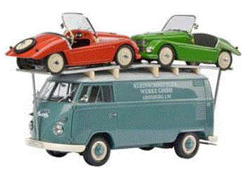1/18 VW T1 Kleinschnittger F125 2台付【450027800】【Schuco/シュコー】【4007864002788】