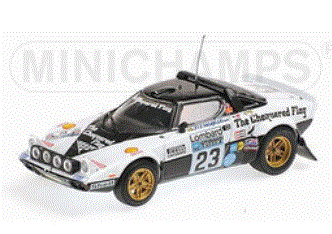 1/43 ランチア ストラトス ラリー チェッカーフラッグ Lancia Stratos Rally Walfridson / Frazer RAC Rally 1976 430761223 【MINICHAMPS/ミニチャンプス】【4012138101241】