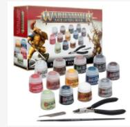 ウォーハンマー：エイジ・オヴ・シグマー：ペイント＋ツールセット (Warhammer Age of Sigmar Paints + Tools Set)   80-17 【ゲームズワークショップ】【5011921191925】