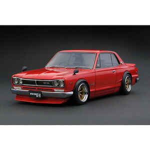 1/18 Nissan Skyline 2000 GT-R (KPGC10) Red ミニカー IG3616【ignition model/イグニッションモデル】【4573448906167】｜hobbyshop KUME 34,320円