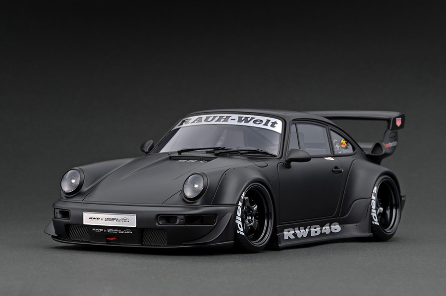 1/18 RWB 964 Matte Black【IG2463】ミニカー IG2463【ignition model/イグニッションモデル】【4573448894631】