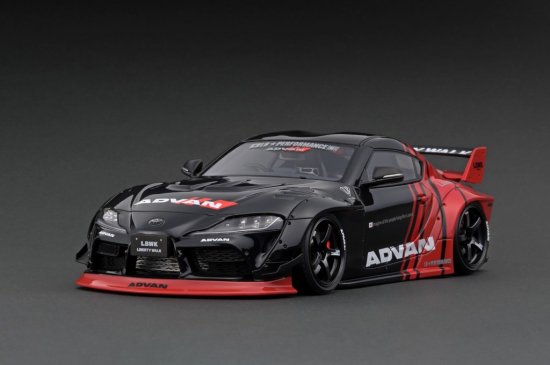 1/18 LB-WORKS TOYOTA SUPRA (A90) Black/Red【IG2650】ミニカー  IG2650【ignition model/イグニッションモデル】【4573448896505】