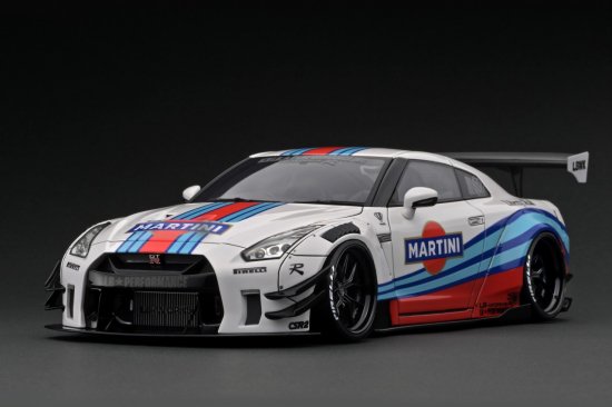 1/18 LB-WORKS Nissan GT-R R35 type 2 White/Blue/Red【IG2958】ミニカー IG2958【ignition model/イグニッションモデル】【4573448899582】